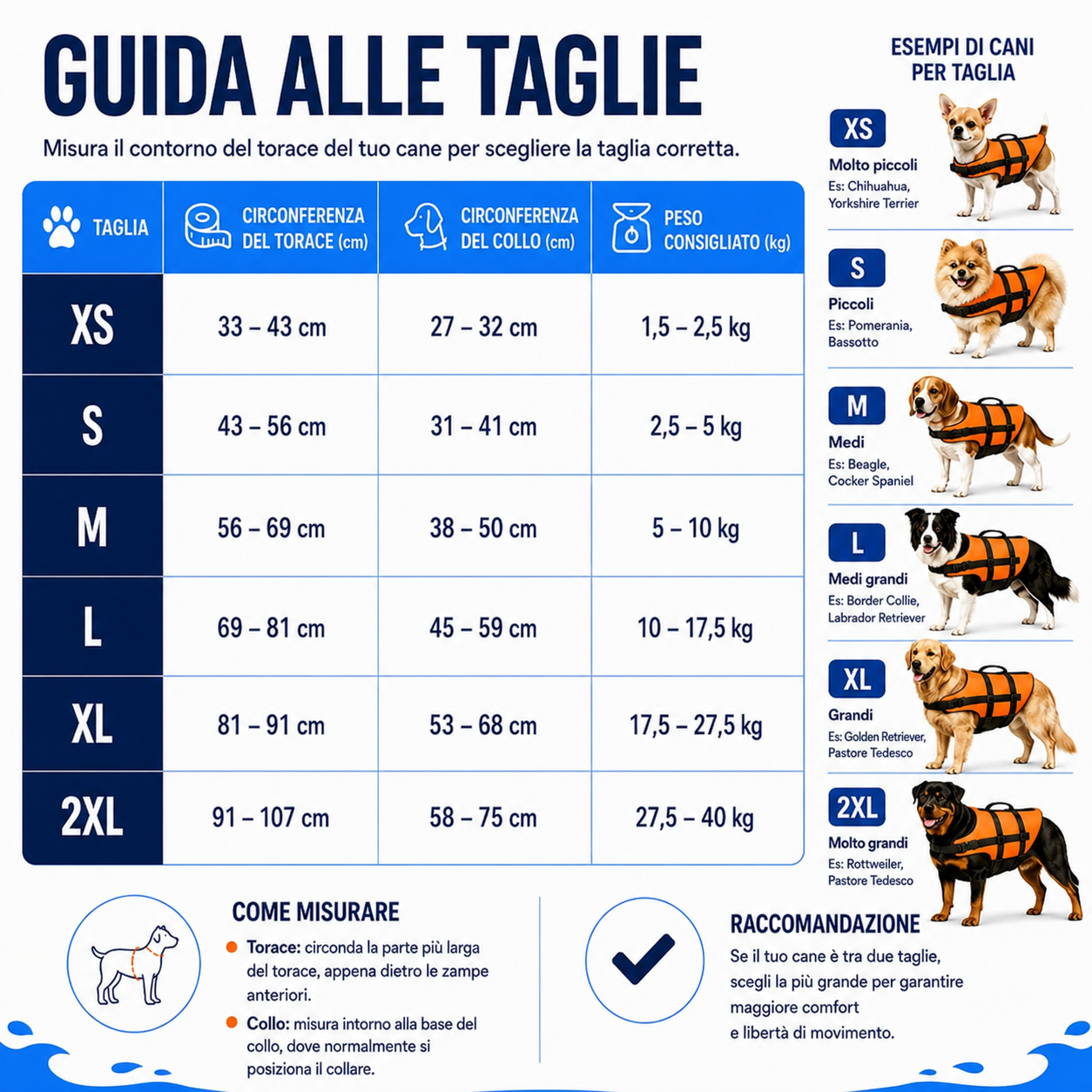 Galleggiante per cani